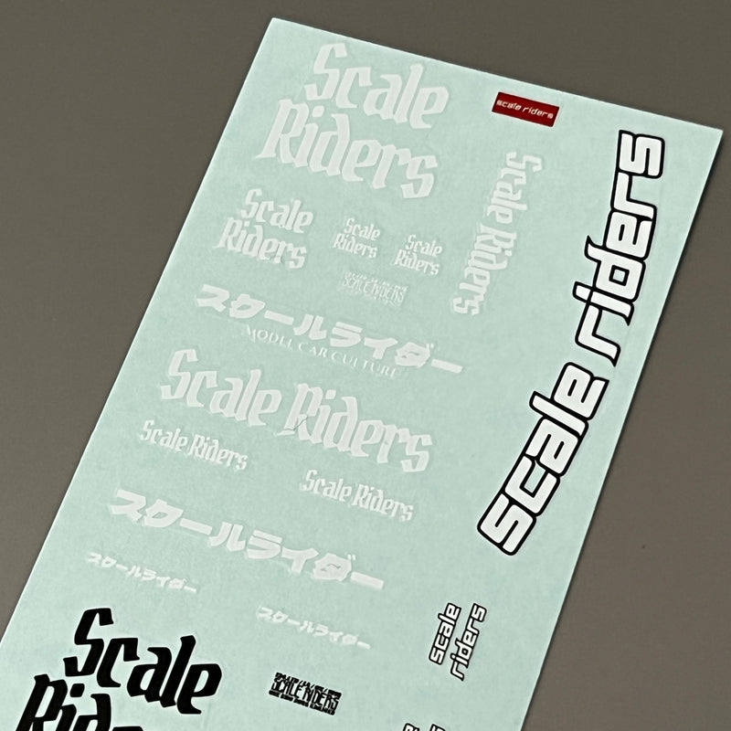 Scale Riders Water Slide Decal