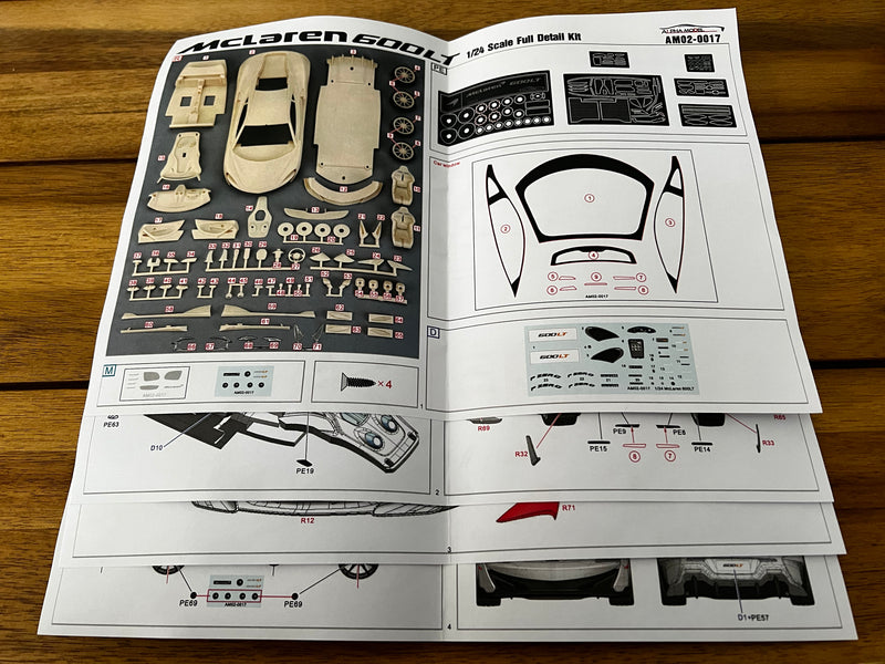 Alpha Model B-Strock 1/24 Mclaren 600LT AM02-0017