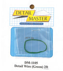 Detail Master DM-1105 1/24-1/25 2ft. Detail Wire Green (.0075" Dia.)