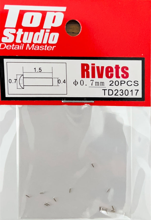 Top Studio 0.7mm Rivets TD23017
