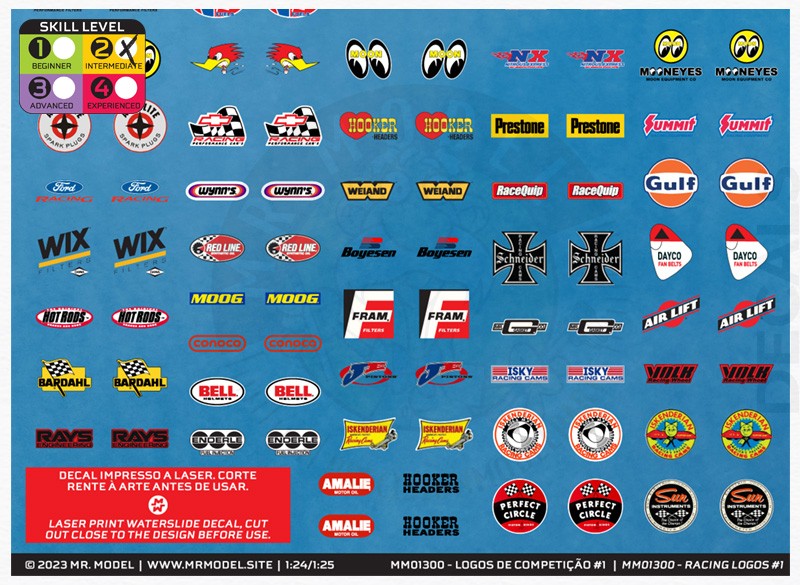 Mr. Model MM01300 - Racing Logos 1