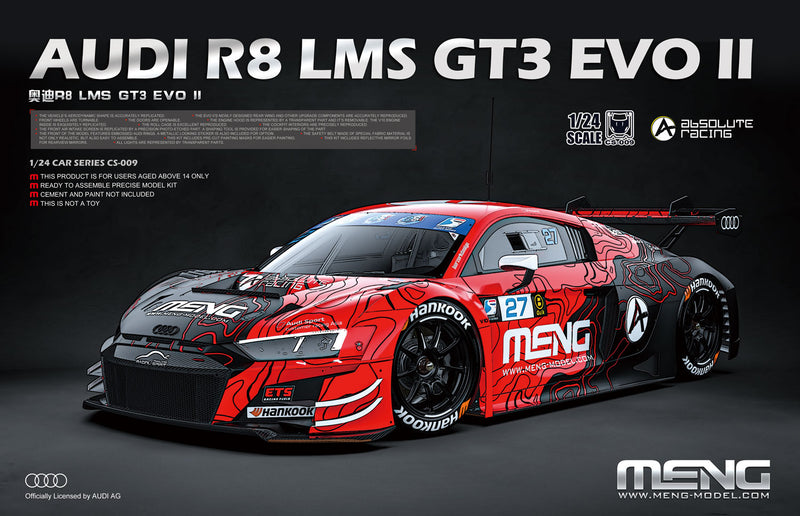 Meng 1/24 Audi R8 LMS GT3 EVO II