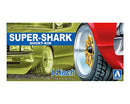 Aoshima 1/24 SUPER-SHARK SHORT-RIM 14inch Tire & Wheel Set