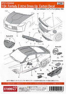 Studio27 1/24 Fairlady Z (RZ34) Dress Up Carbon decal