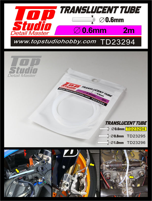 Top Studio 0.6mm Translucet Tube TD23294