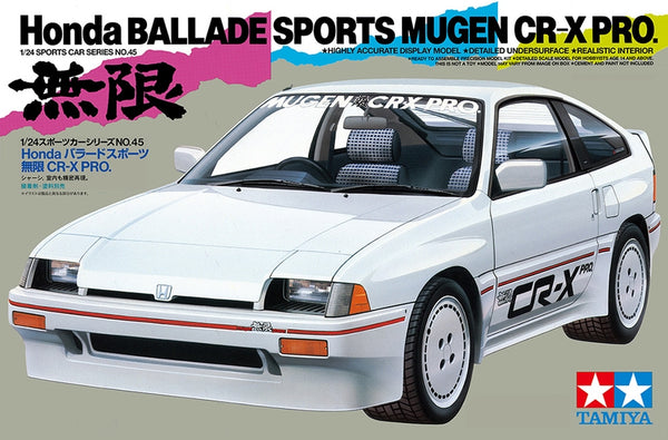 Tamiya 1/24 Honda Ballade Sports Mugen CR-X Pro