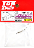 Top Studio TD23274 1.1mm Hex Fitting Trumpet-shaped