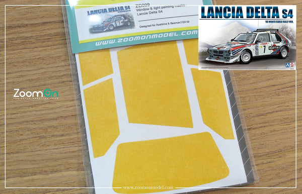 ZoomOn ZD099 Window & light painting masks - Lancia Delta S4