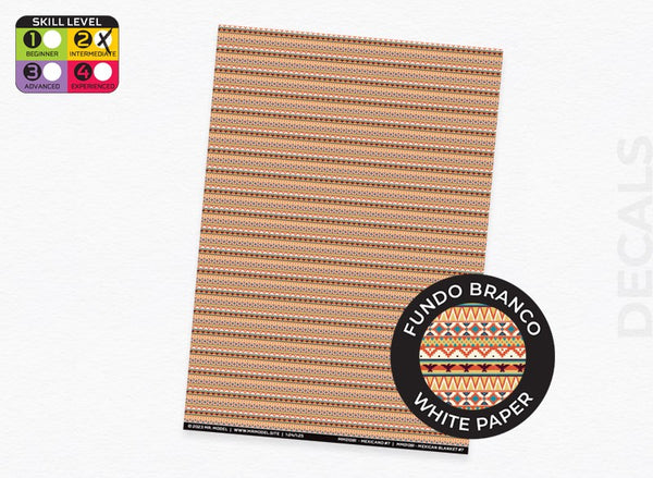Mr. Model MM01081 - Mexican Blanket Decal 7 pattern