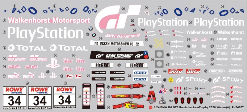 NuNu Hobby 1/24 Racing Series: BMW M6 GT3 Rundstrecken-Trophy 2020 Winner