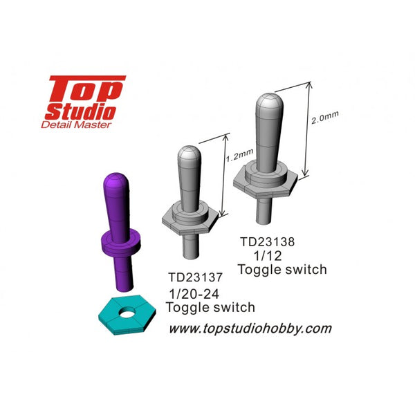 Top Studio 1/20 - 1/24 Toggle Switch TD23137