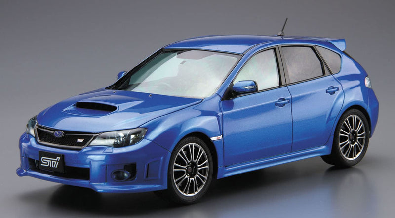 Aoshima 1/24 2010 Subaru GRB Impreza WRX STI 4-Door Car