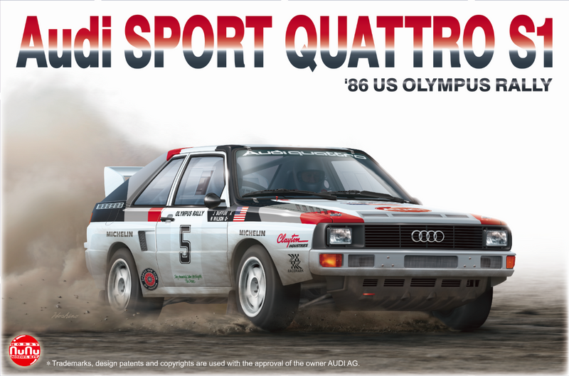 NuNu Hobby PLATZ 1/24 Audi Sport Quattro S1 '86 US Olympus Rally