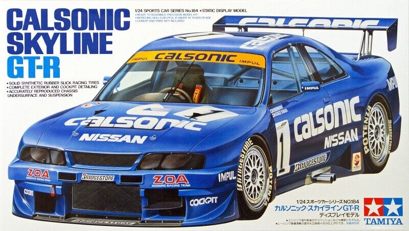 Tamiya - 1/24 Calsonic Skyline GT-R Race Car