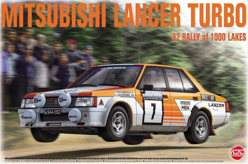 NuNu Hobby PLATZ 1/24 Mitsubishi Lancer Turbo 82 Rally of 1000 Lakes