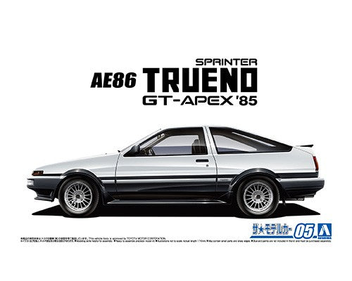 Aoshima 1/24 Toyota AE86 Sprinter Trueno GT-APEX '85