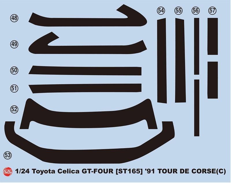 NuNu Hobby 1/24 Toyota Celica GT-Four ST165 '91 Tour de Corse