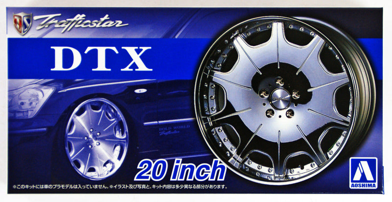 Aoshima 1/24 Trafficstar DTX 20 inch Tire & Wheel Set