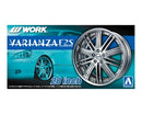 Aoshima 1/24 WORK VARIANZA F2S 20" Tire & Wheel Set