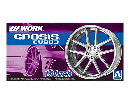 Aoshima WORK GNOSIS CV203 19inch Tire & Wheel Set