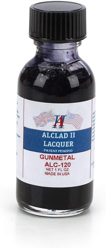 ALCLAD II ALC-120 1oz. Bottle Gun Metal Lacquer