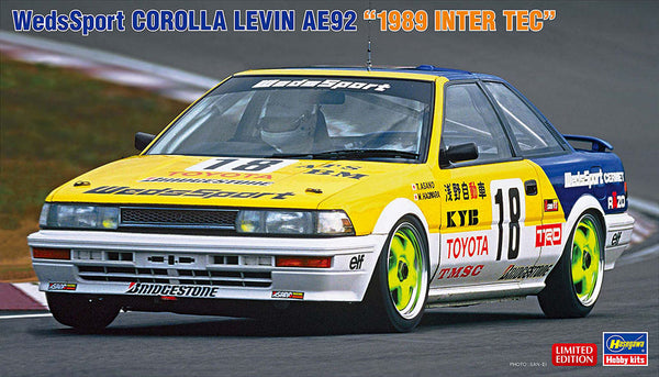 Hasegawa 1/24 Wedssport Corolla Levin AE92 '1989 Inter Tec