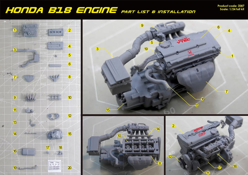 ZoomOn Z087 Honda B18 engine