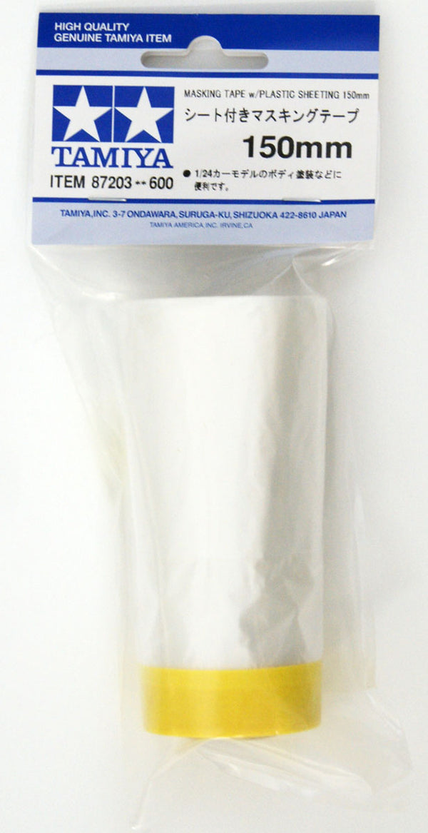Tamiya 87203 Masking Tape w/Plastic Sheeting 150mm