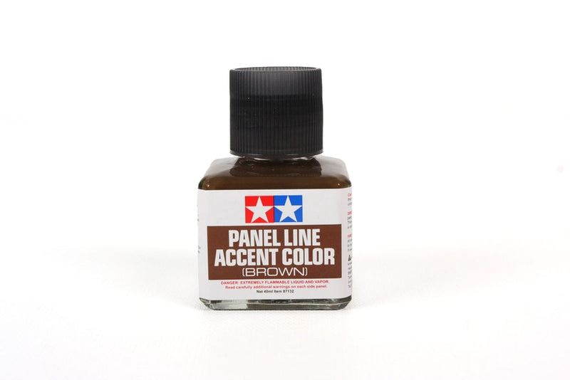 Tamiya Brown Panel Line Accent Color (40ml Bottle)