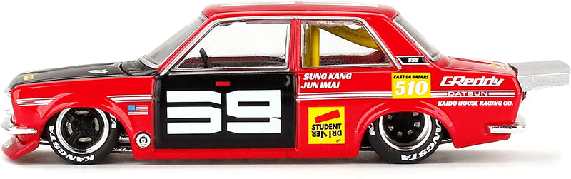 Kaido House x Mini GT 1:64 Kaido House Datsun 510 Pro Street SK510 Red
