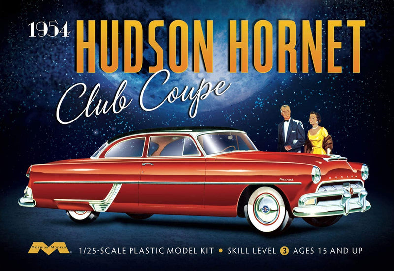Moebius Models 1/25 1954 Hudson Hornet Club Coupe Car