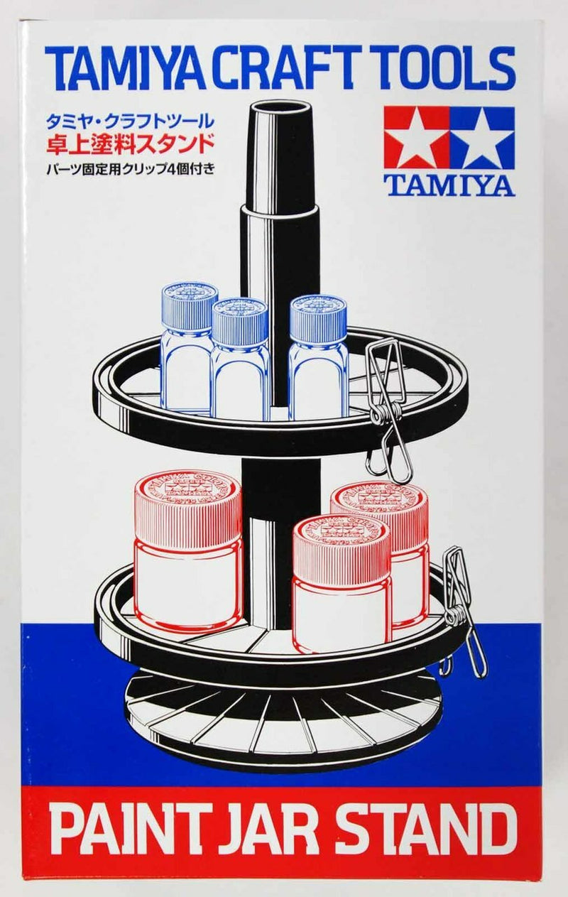 Tamiya 74077 Craft Tools - Bottled Paint Stand w/4 Alligator Clips