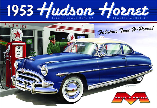 Moebius Models 1/25 1953 Hudson Hornet Car