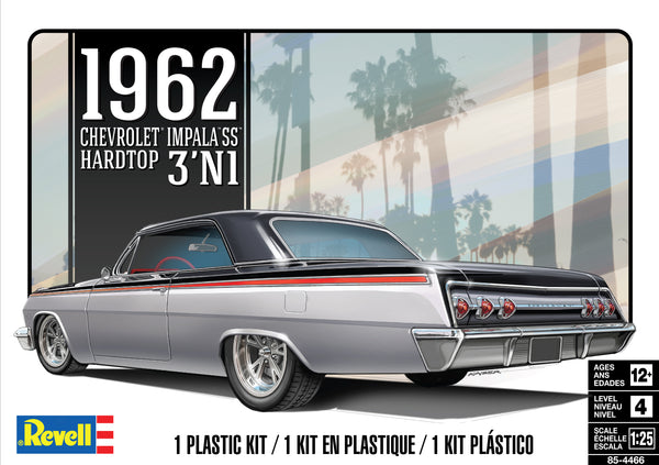 REVELL - 1/25 1962 Chevy Impala Hardtop (3 in 1)