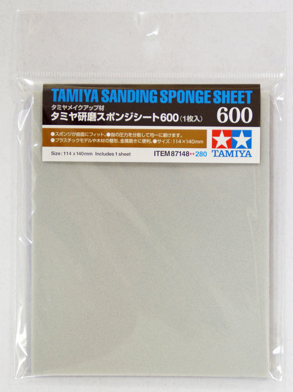 Tamiya 87148 Sanding Sponge Sheet 600