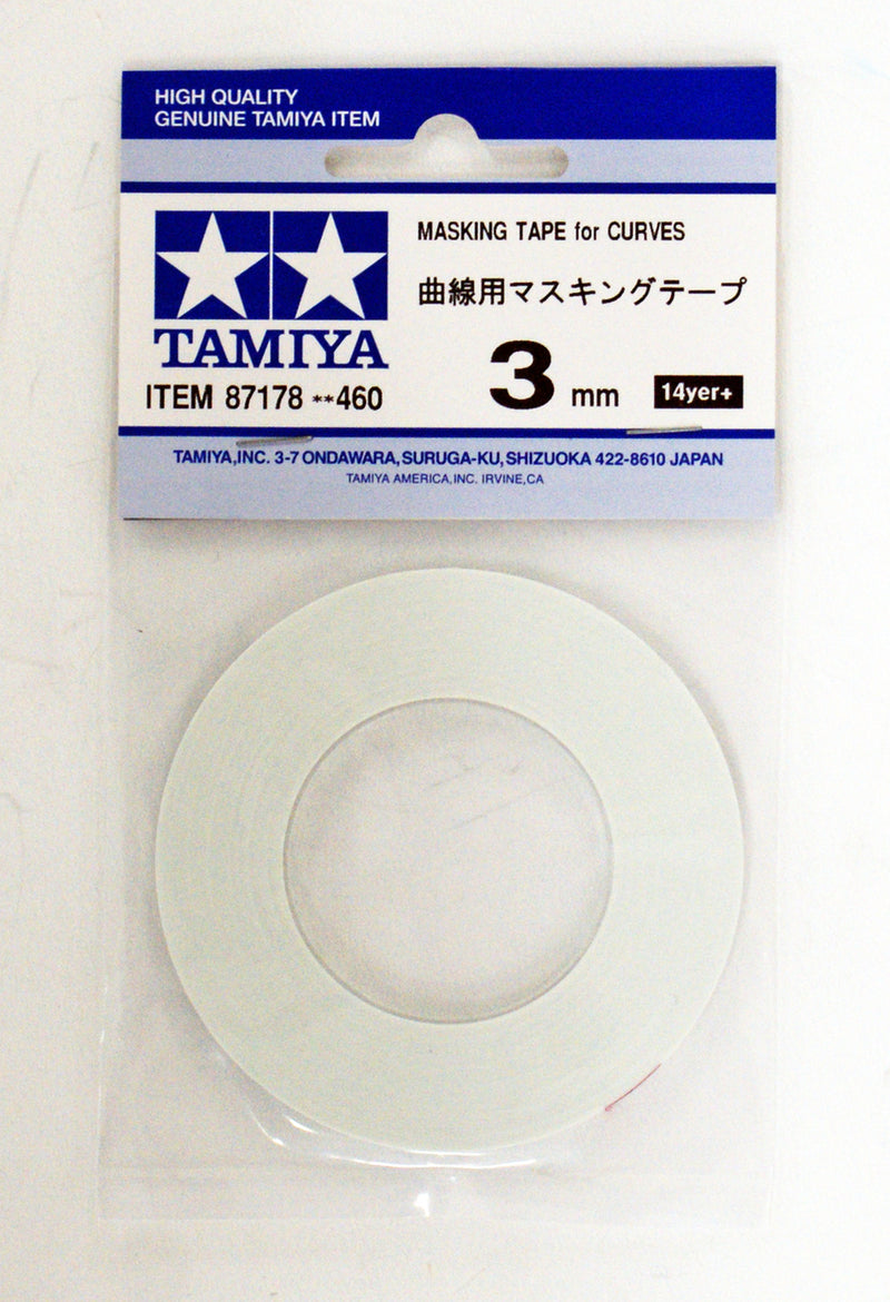 Tamiya 87178 Masking Tape for Curves 3mm