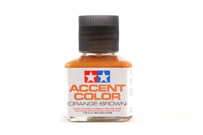 Tamiya Orange-Brown Panel Line Accent Color (40ml Bottle)