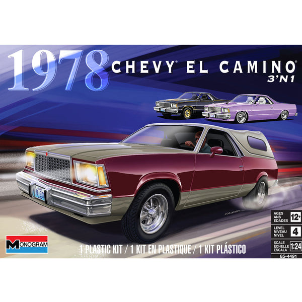 REVELL 1/24 1978 Chevy El Camino (3 in 1)