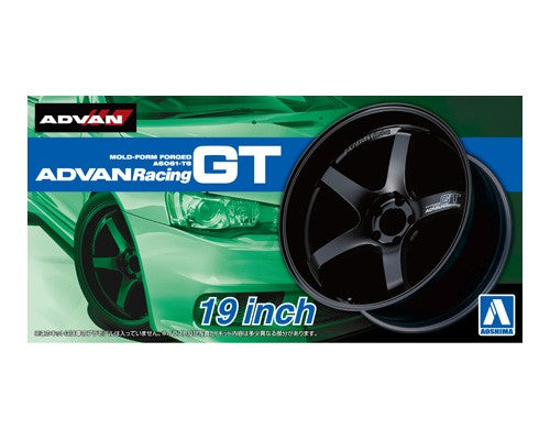 Aoshima 1/24 ADVAN RACING GT 19" Tire & Wheel Set