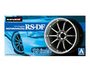 Aoshima 1/24 ADVAN RACING RS-DF 19" Tire & Wheel Set