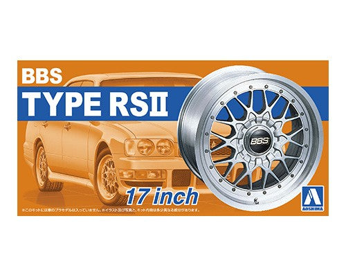 Aoshima 1/24 BBS RSII 17inch Tire & Wheel Set