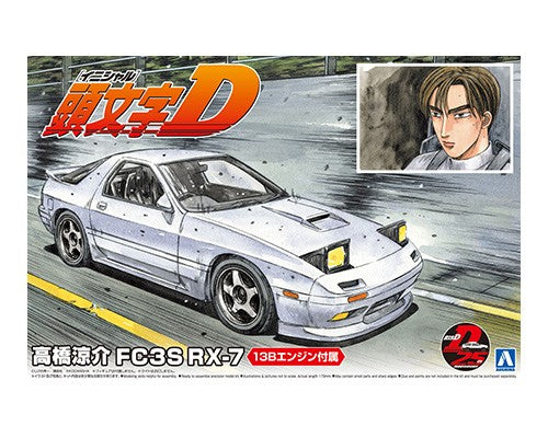 Aoshima 1/24 Initial D Takahashi Ryosuke FC3S RX-7