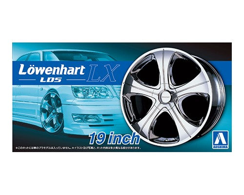 Aoshima 1/24 Lowenhart LD5 LX 19inch Tire & Wheel Set