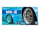 Aoshima 1/24 MARK III 14inch Tire & Wheel Set