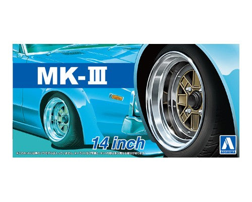 Aoshima 1/24 MARK 14inch Tire & Wheel Set