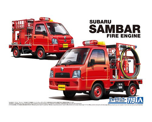 Aoshima 1/24 Subaru TT2 SAMBAR THE FIRE ENGINE '11