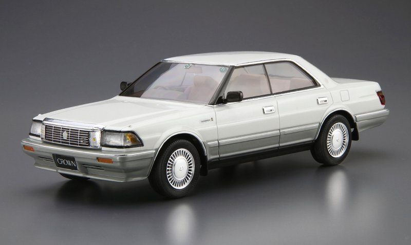 Aoshima 1/24 Toyota UZS131 Crown Royalsaloon G '89