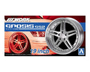 Aoshima 1/24 WORK GNOSIS GS2 19inch Tire & Wheel Set