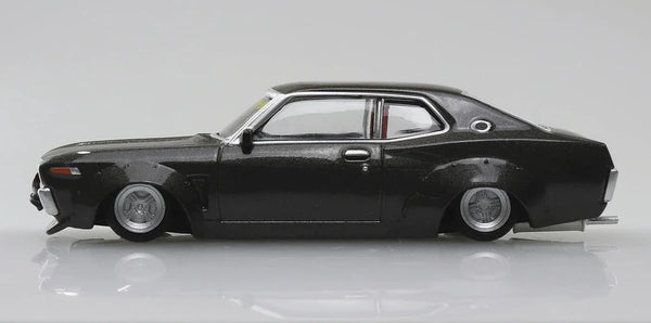 Aoshima 1:64 130 Laurel, 1973 model (C130) Grey Grachan Series.13