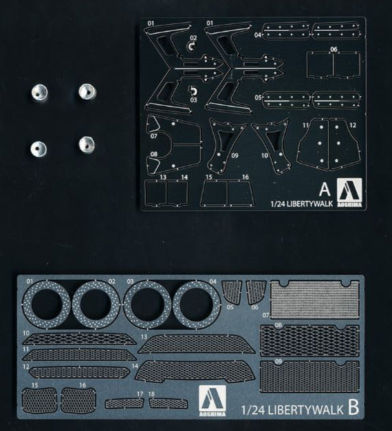 Aoshima 1/24 LB Works R35 GT-R DETAIL UP Parts